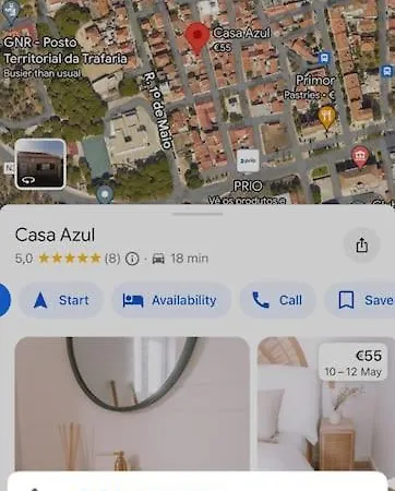 فيلة Casa Azul Trafaria